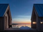 Il letto open air tra i due corpi della Anna Cabin, crediti v2com newswire